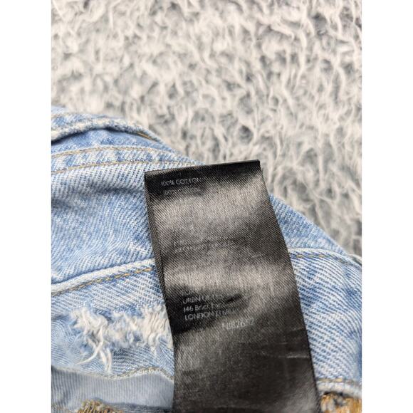 BDG Jeans Women 25 Blue Normcore Toothpick High Rise Casual Distressed Y2K Denim - Picture 5 of 10